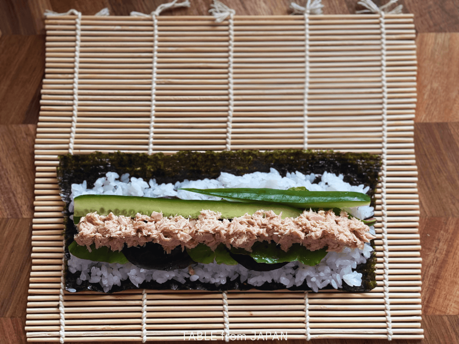 Easy Tuna Mayo and Cucumber Sushi Rolls step 3 photo 2