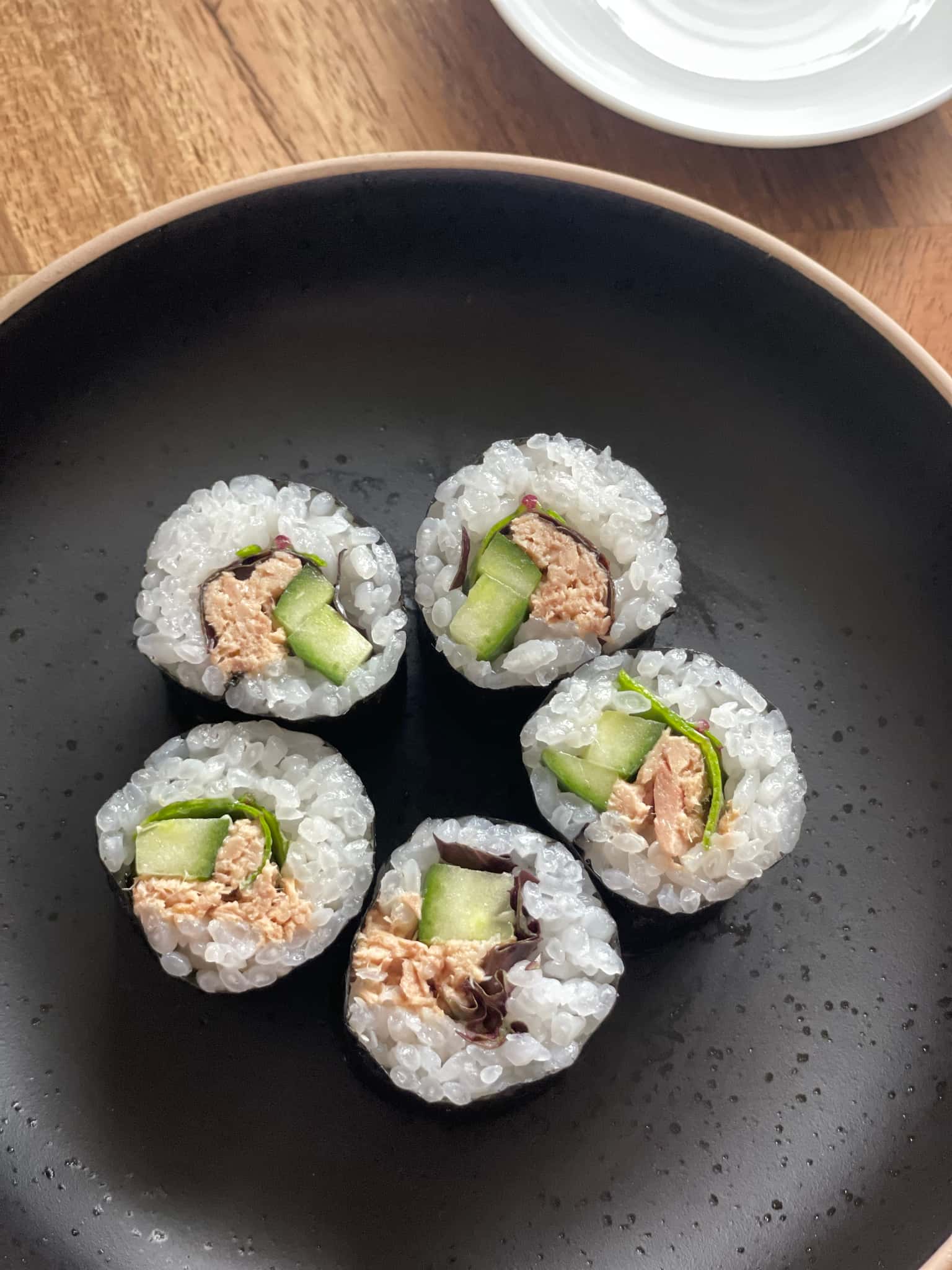 Easy Tuna Mayo and Cucumber Sushi Rolls