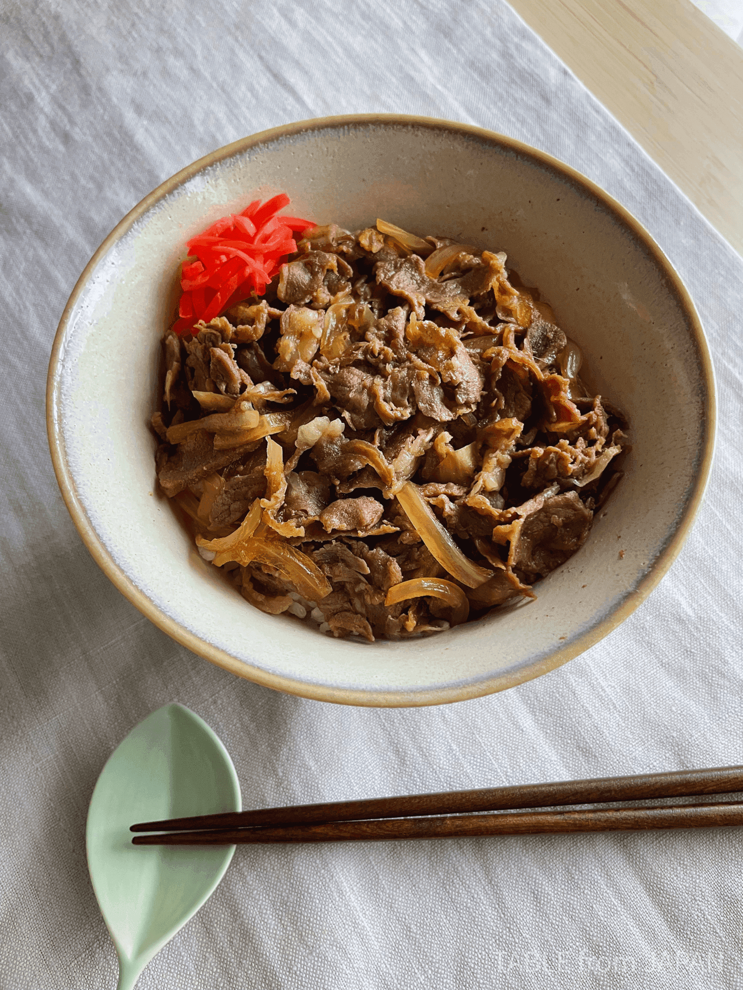 Gyudon Recipe - Japanese Beef and Onion Rice Bowl