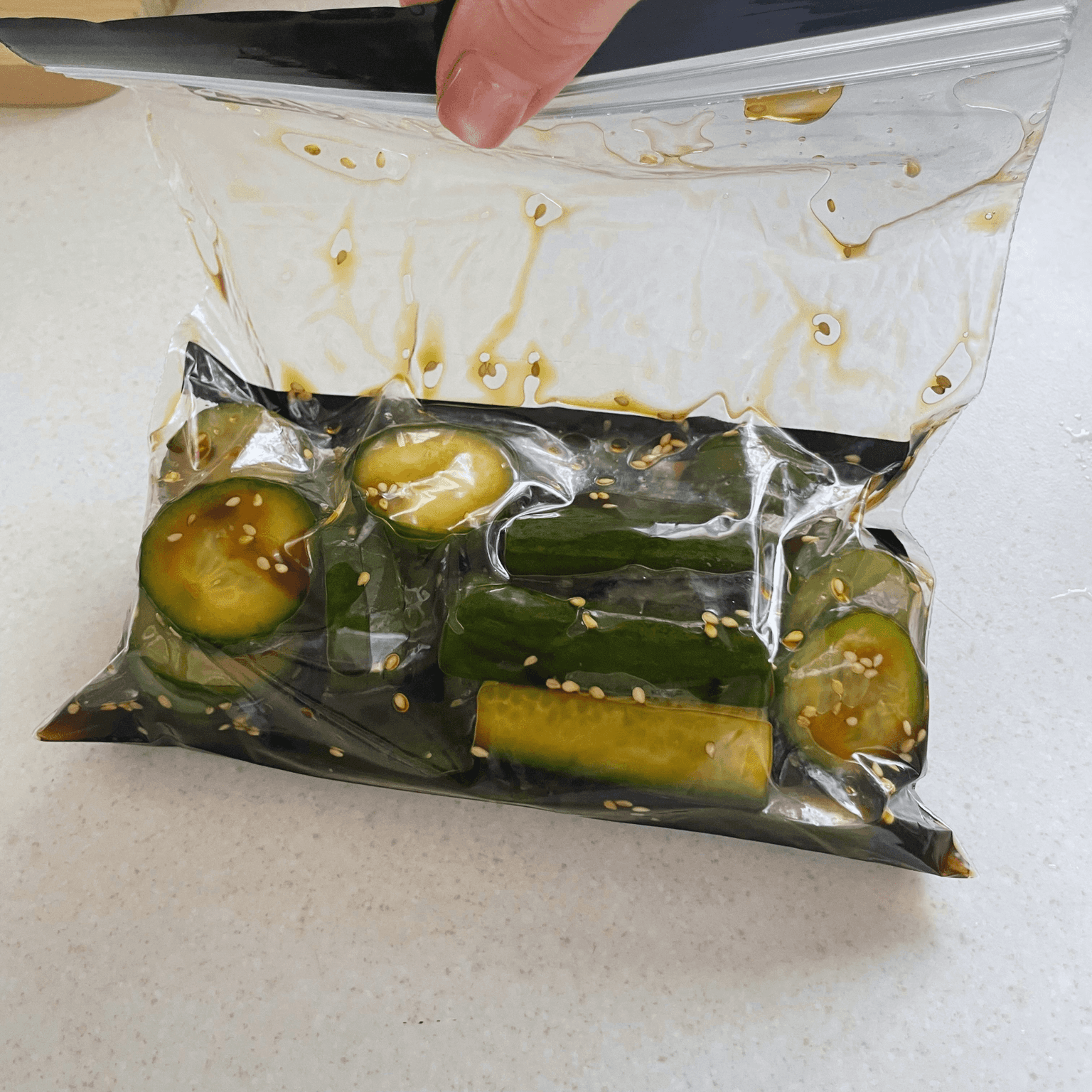Japanese Soy-Marinated Cucumbers (10-Minute Prep) step 4 photo 1