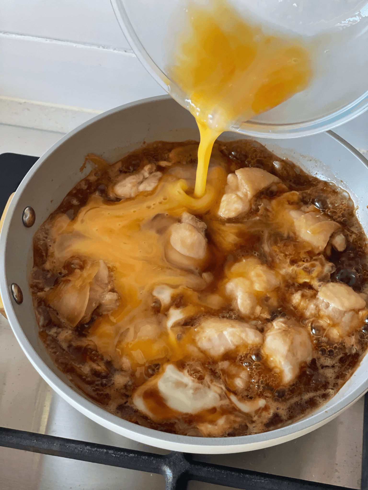 Oyakodon (Japanese Chicken and Egg Rice Bowl) - Easy Weeknight Recipe step 9 photo 1