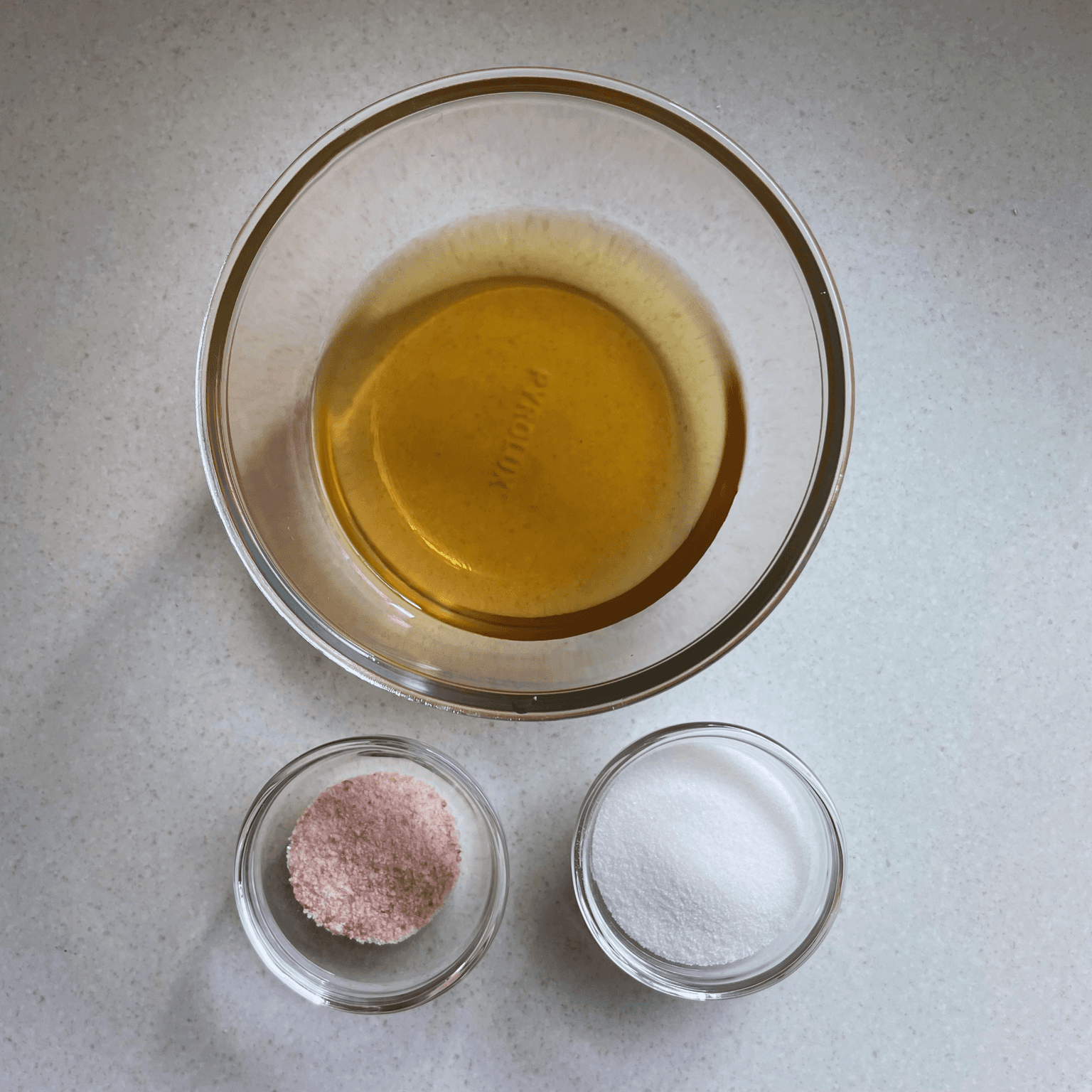 Japanese rice, rice vinegar and seasonings for sushi rice